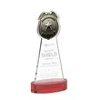 Police Badge Award on Alberton Base - Red | https://www.bestnamebadges.com