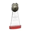 Police Badge Award on Alberton Base - Red | https://www.bestnamebadges.com