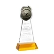 Police Badge Award on Hartford Base - Amber | https://www.bestnamebadges.com