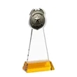 Police Badge Award on Hartford Base - Amber | https://www.bestnamebadges.com