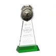 Police Badge Award on Hartford Base - Green | https://www.bestnamebadges.com