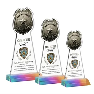 Police Badge VividPrint™ Award - Prismatic