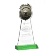 Police Badge Award - Green | https://www.bestnamebadges.com