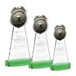 Police Badge Award on Alberton Base - Green | https://www.bestnamebadges.com