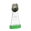 Police Badge Award on Alberton Base - Green | https://www.bestnamebadges.com
