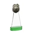 Police Badge Award on Alberton Base - Green | https://www.bestnamebadges.com