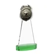 Police Badge Award on Alberton Base - Green | https://www.bestnamebadges.com