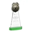 Police Badge Award on Alberton Base - Green | https://www.bestnamebadges.com