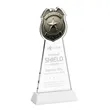 Police Badge Award on Hartford Base - White | https://www.bestnamebadges.com