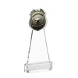 Police Badge Award on Alberton Base - Clear | https://www.bestnamebadges.com
