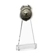 Police Badge Award on Alberton Base - Clear | https://www.bestnamebadges.com