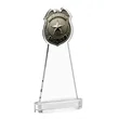 Police Badge Award on Alberton Base - Clear | https://www.bestnamebadges.com