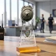 Police Badge VividPrint™ Award - Amber | https://www.bestnamebadges.com