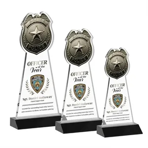 Police Badge VividPrint™ Award - Black