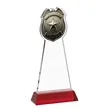 Police Badge VividPrint™ Award on Hartford Base - Red | https://www.bestnamebadges.com