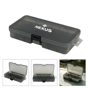 Small Fishing Tackle Box Organizer W/ Removable Dividers