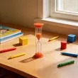 Colorful Mini 1 Minute Hourglass Sand Timer | https://www.bestnamebadges.com