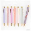 Macaron colored hexagonal ballpoint pen | https://www.bestnamebadges.com