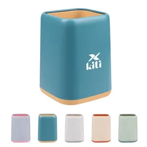 Plastic Two Tone Desk Pen Holder