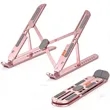 Aluminum Foldable Adjustable Laptop Stand | https://www.bestnamebadges.com
