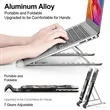 Aluminum Foldable Adjustable Laptop Stand | https://www.bestnamebadges.com