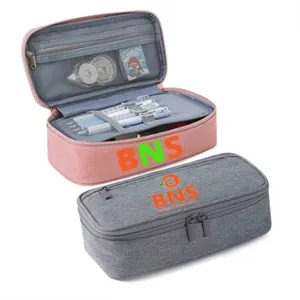 Oxford Fabric Large Capacity Zipper Pencil Case