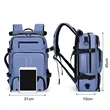 Large Capacity Waterproof Convertible Travel Backpack Duffel | https://www.bestnamebadges.com