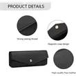 Minimalist Style Leather Pencil Case Gift Pouch | https://www.bestnamebadges.com
