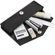 Minimalist Style Leather Pencil Case Gift Pouch | https://www.bestnamebadges.com