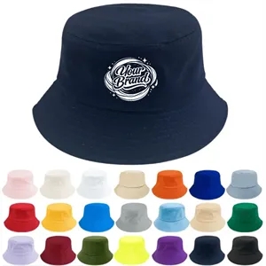 Custom Cotton Unisex Beach Bucket Hats
