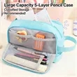 Double-Layer Pencil Case Large Capacity Multifunctional Bag | https://www.bestnamebadges.com