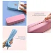 Eco-Friendly and Large Capacity Silicone Pencil Case | https://www.bestnamebadges.com