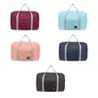 Foldable Polyester Travel Duffle Bag W/ Luggage Sleeve | https://www.bestnamebadges.com