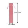 Multicolor Double-Sided Fleece Drawstring Pen Pouch | https://www.bestnamebadges.com