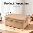 Large Portable Japanese-Korean Style Makeup Bag | https://www.bestnamebadges.com