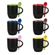 11Oz Magic Color Changing Ceramic Mug With Spoon | https://www.bestnamebadges.com