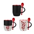 11Oz Magic Color Changing Ceramic Mug With Spoon | https://www.bestnamebadges.com