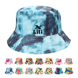 Full Color Travel Bucket Hat Reversible Sun
