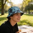 Full Color Travel Bucket Hat Reversible Sun | https://www.bestnamebadges.com