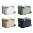 45L Rolling Hard Shell Cooler Ice Chest With Wheels | https://www.bestnamebadges.com