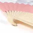 Rainbow Pride Bamboo Folding Hand Fan | https://www.bestnamebadges.com