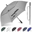51" Titanium Silver Double Canopy Golf Umbrella | https://www.bestnamebadges.com