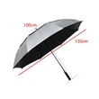 51" Titanium Silver Double Canopy Golf Umbrella | https://www.bestnamebadges.com