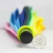 39" Windproof Rainbow Stick Umbrella With Curved Handle | https://www.bestnamebadges.com