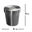 Ice Cream Canteen 12/16 oz Container | https://www.bestnamebadges.com