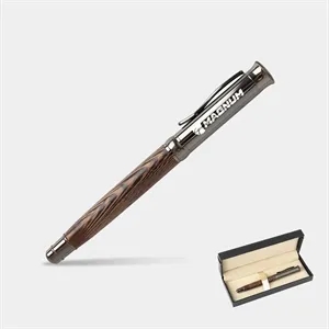 TiTUS® High-quality Vintage Wooden Rollerball Pen Gift Box