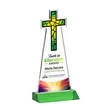 Cross VividPrint™ Award - Green | https://www.bestnamebadges.com