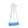 Cross Award on Alberton Base - Sky Blue | https://www.bestnamebadges.com