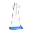 Cross Award - Sky Blue | https://www.bestnamebadges.com