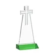 Cross Award - Green | https://www.bestnamebadges.com